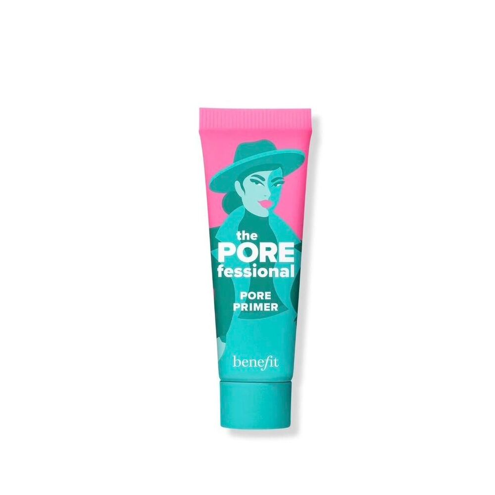 Benefit Green and Pink Makeup